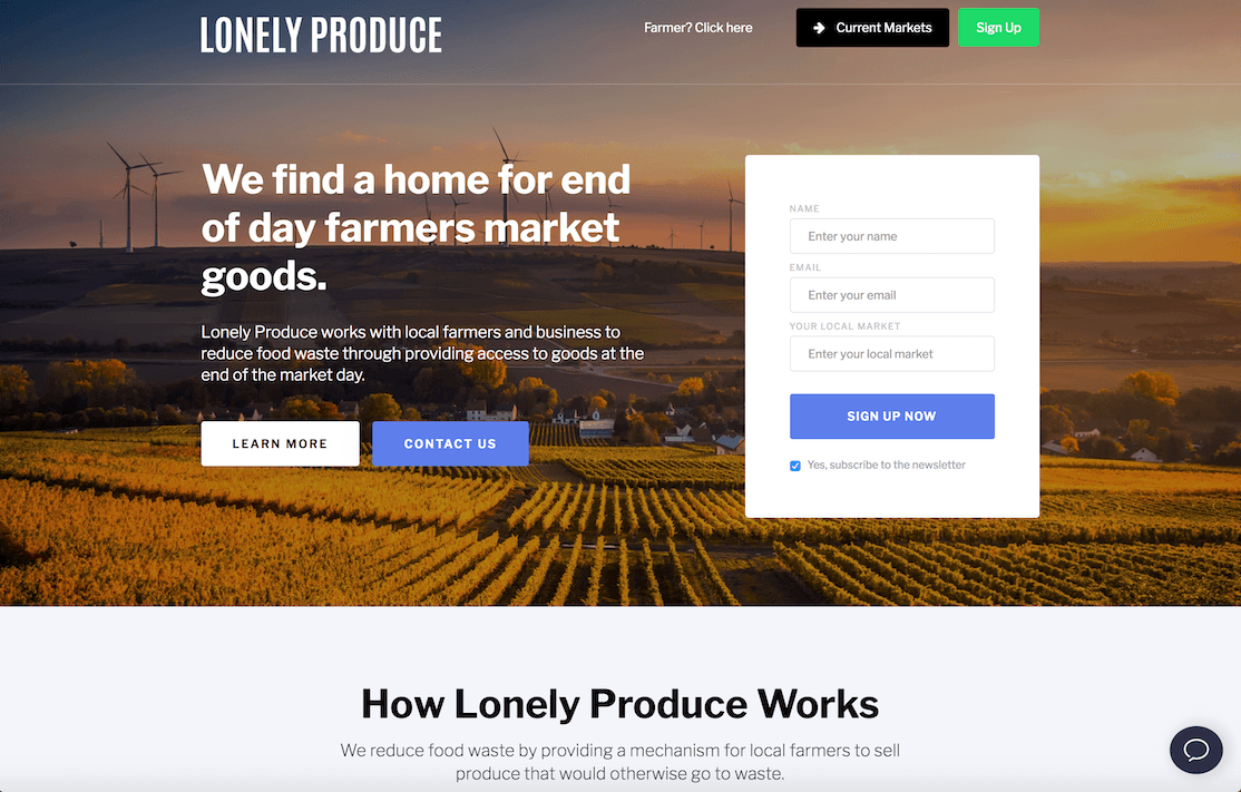 Lonely Produce